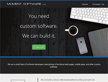 Tablet Screenshot of moment-software.com